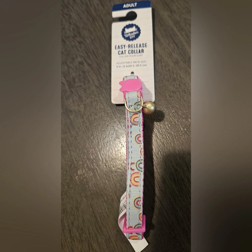 Whisker City Rainbow Adult Cat Collar